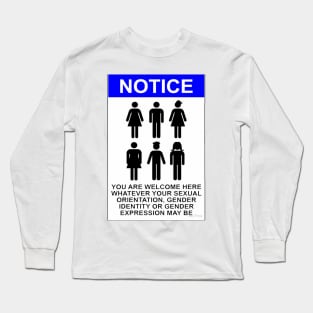 Notice Long Sleeve T-Shirt